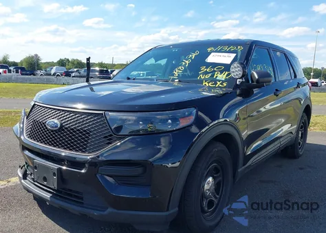 2021 Ford Police Interceptor из США, поврежденный, VIN 1FM5K8AW7MNA19893